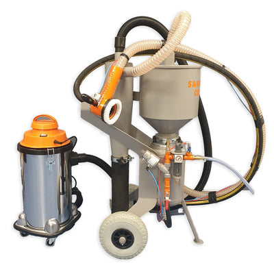 SM-Compact - Mobile Dustless Sandblasting System Demonstration