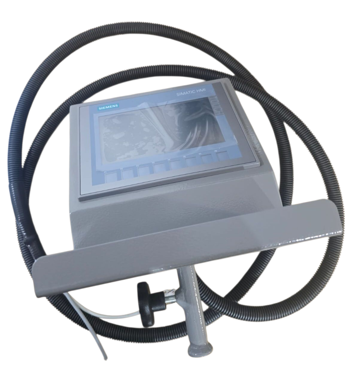 HMI screen Autoblaster in metal case with cable