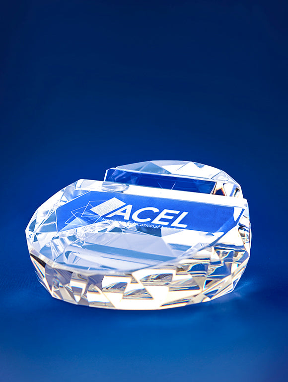 Bravo Crystal Business Card Holder