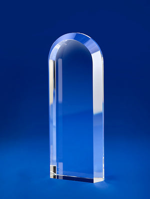 Bravo Curved Monolith Crystal Award
