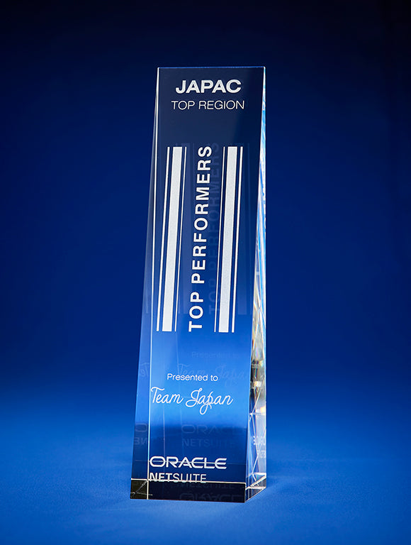 Bravo Scalene Crystal Award